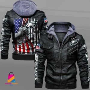Philadelphia Eagles NFL Style Leather Jacket For Fan