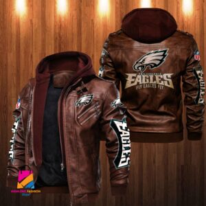 Philadelphia Eagles NFL Style Leather Jacket For Fan