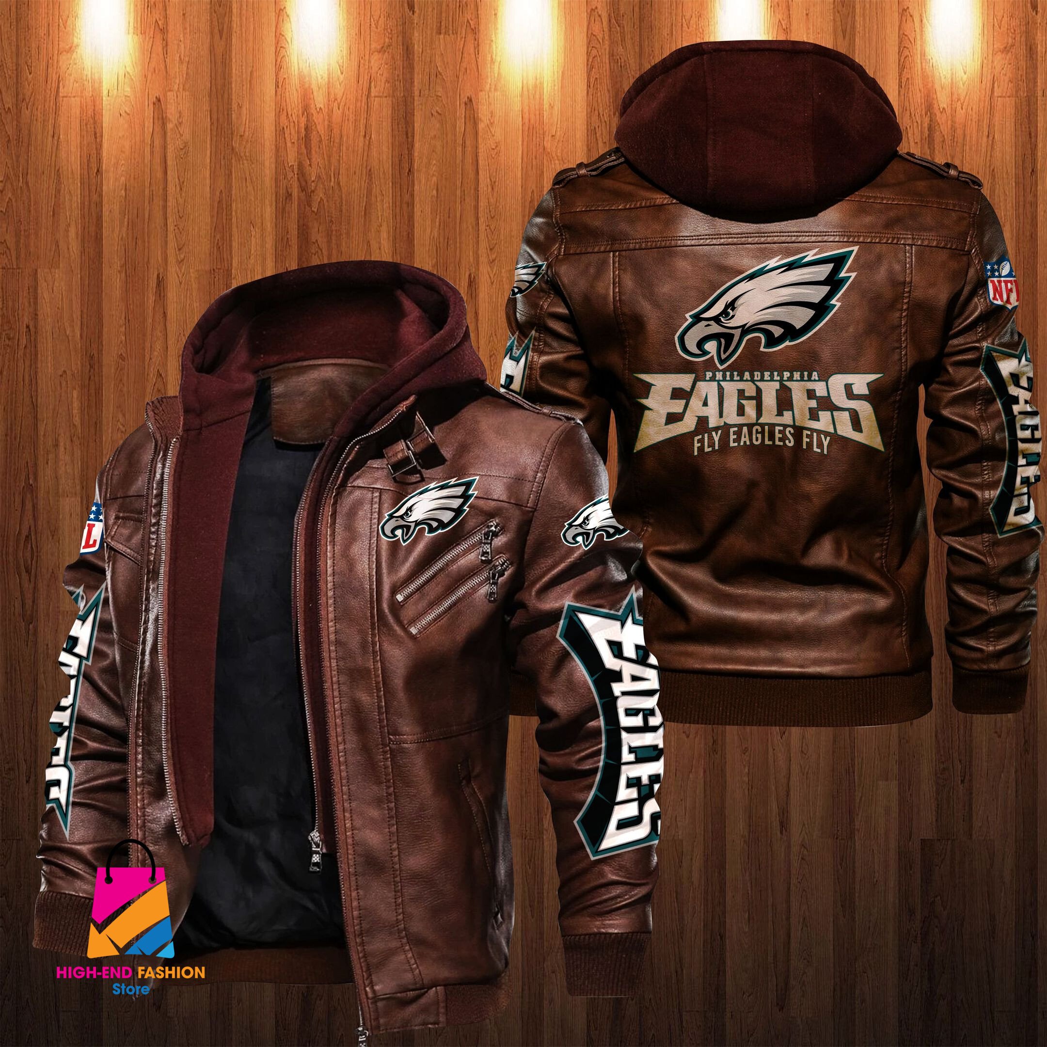 Philadelphia Eagles NFL Style Leather Jacket For Fan