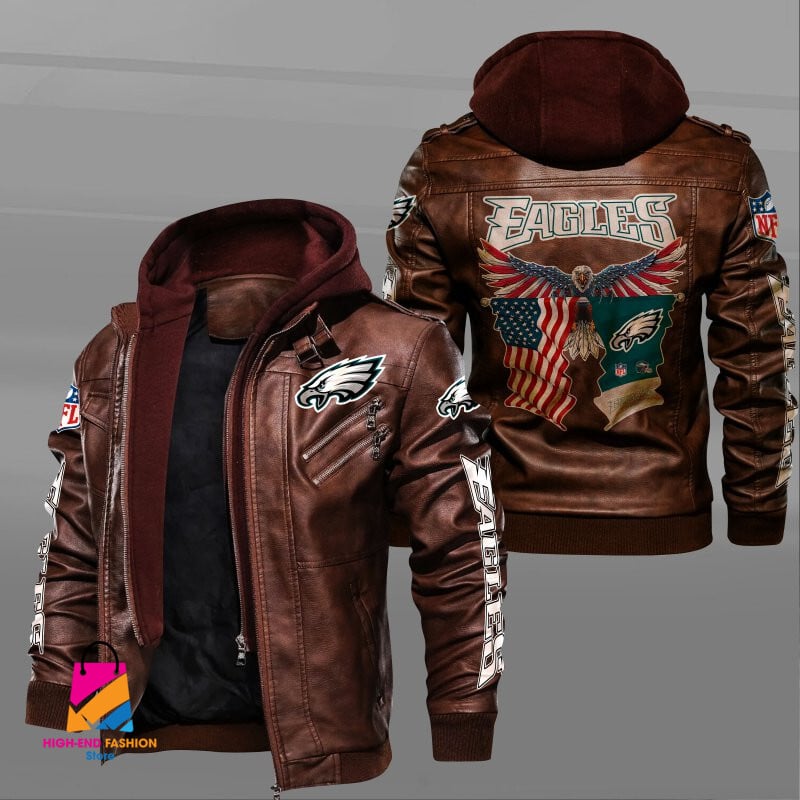 Philadelphia Eagles NFL Style Leather Jacket For Fan