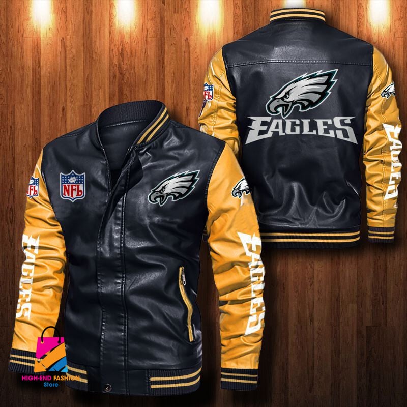 Philadelphia Eagles NFL Style Leather Jacket For Fan