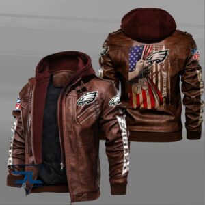 Philadelphia Eagles NFL Style Leather Jacket For Fan
