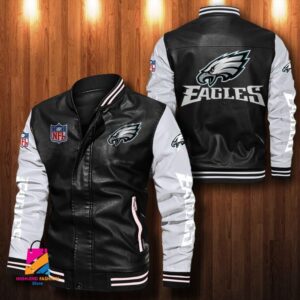 Philadelphia Eagles NFL Style Leather Jacket For Fan