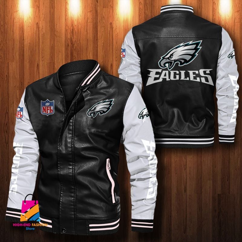 Philadelphia Eagles NFL Style Leather Jacket For Fan
