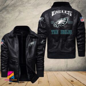 Philadelphia Eagles NFL Style Leather Jacket For Fans