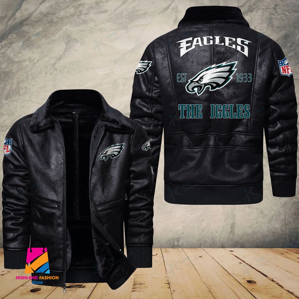 Philadelphia Eagles NFL Style Leather Jacket For Fans