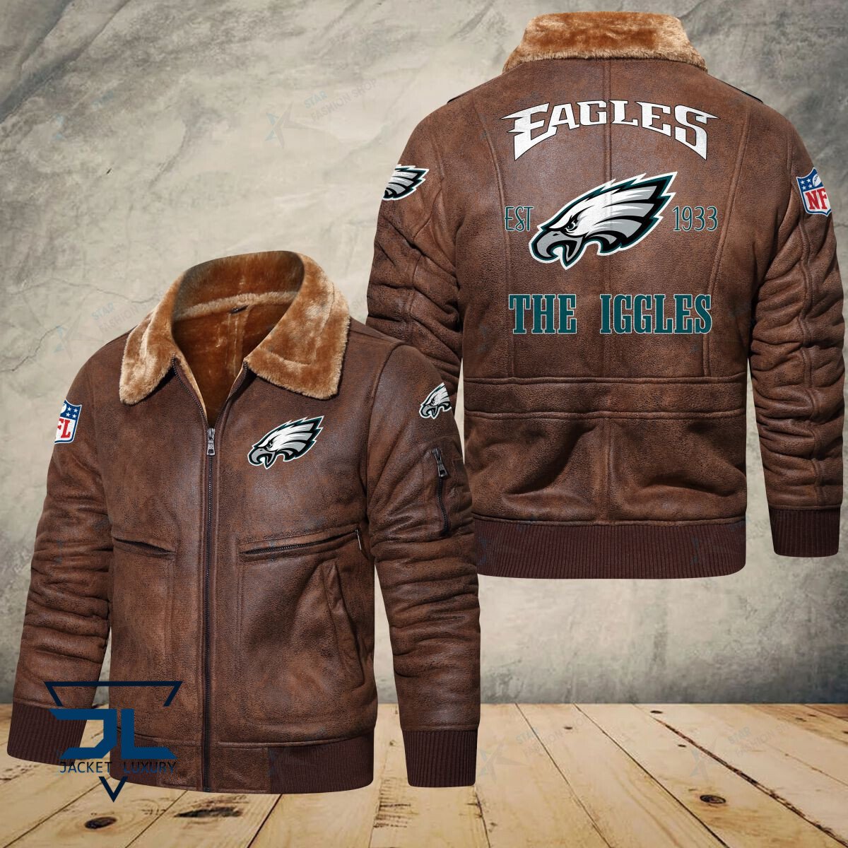 Philadelphia Eagles NFL Style Leather Jacket For Fans