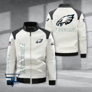 Philadelphia Eagles NFL Style Leather Jacket For Fans