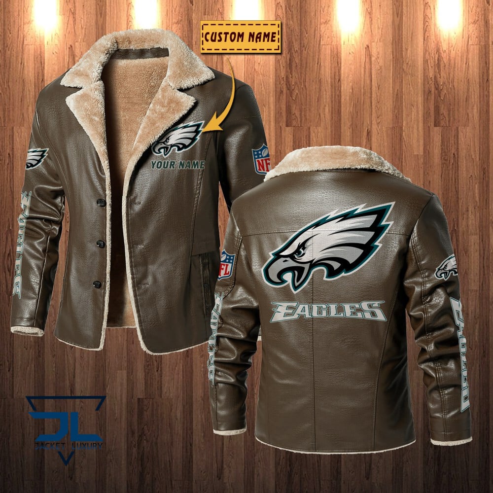 Philadelphia Eagles NFL Style Leather Jacket For Fans