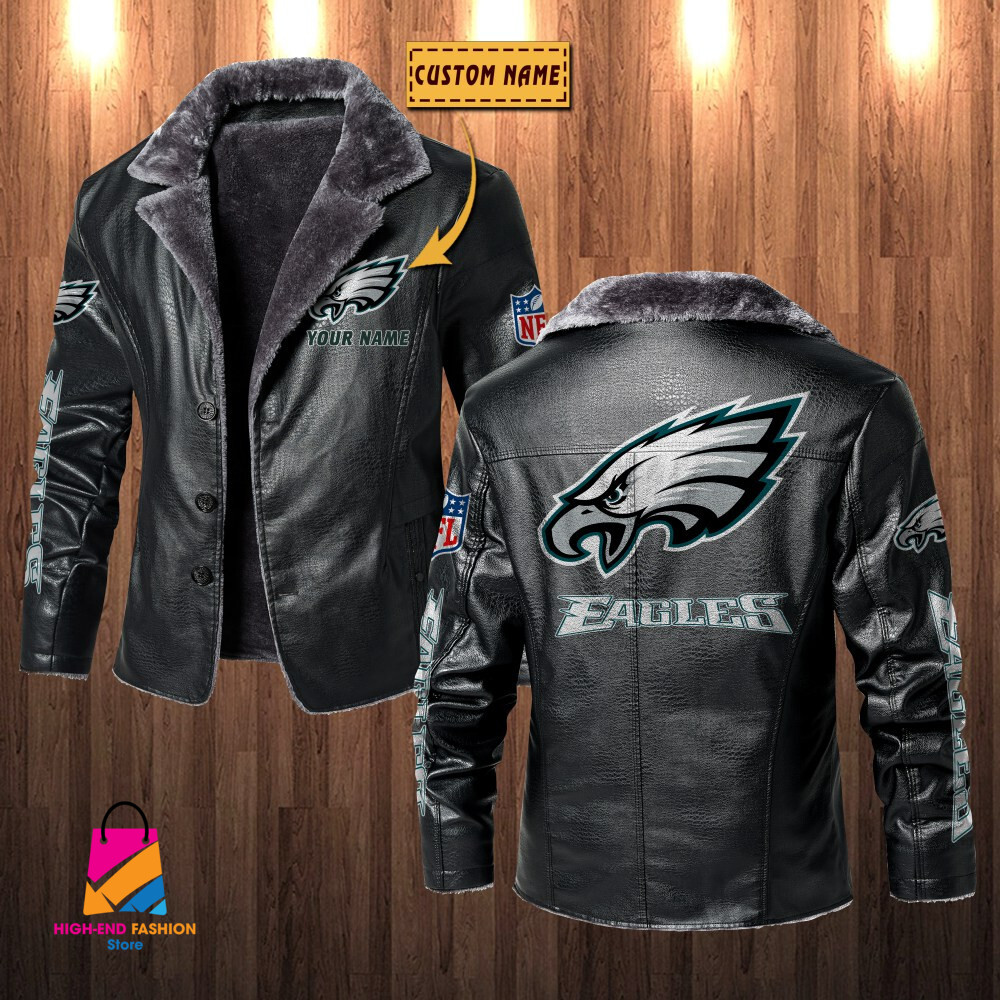 Philadelphia Eagles NFL Style Leather Jacket For Fans