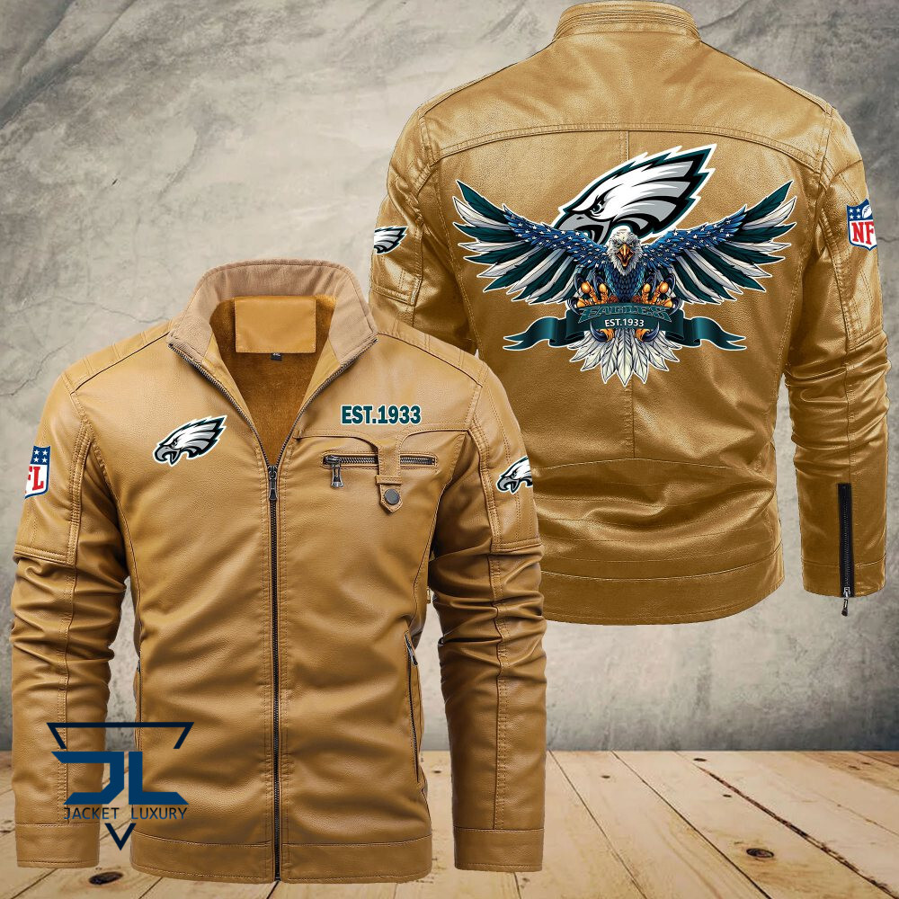 Philadelphia Eagles NFL Style Leather Jacket For Fans
