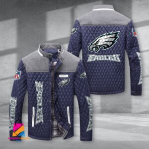 Philadelphia Eagles NFL Style Puffer Jacket For Fans