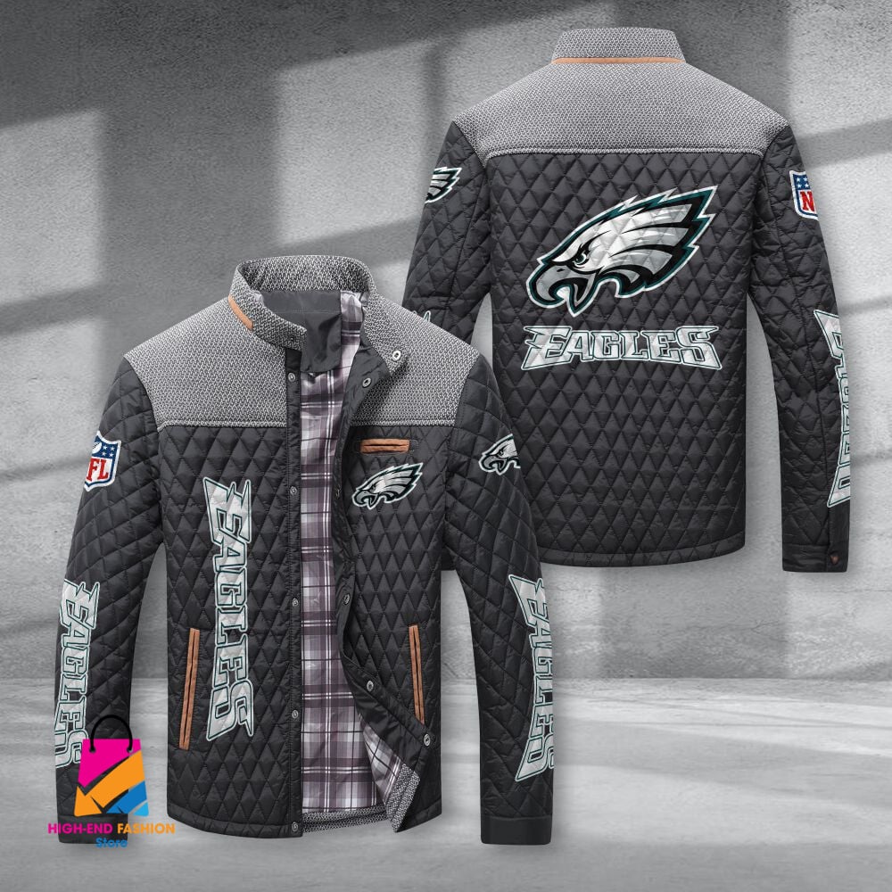 Philadelphia Eagles NFL Style Puffer Jacket For Fans