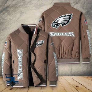 Philadelphia Eagles NFL Style Puffer Jacket For Fans