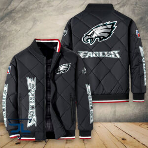 Philadelphia Eagles NFL Style Puffer Jacket For Fans