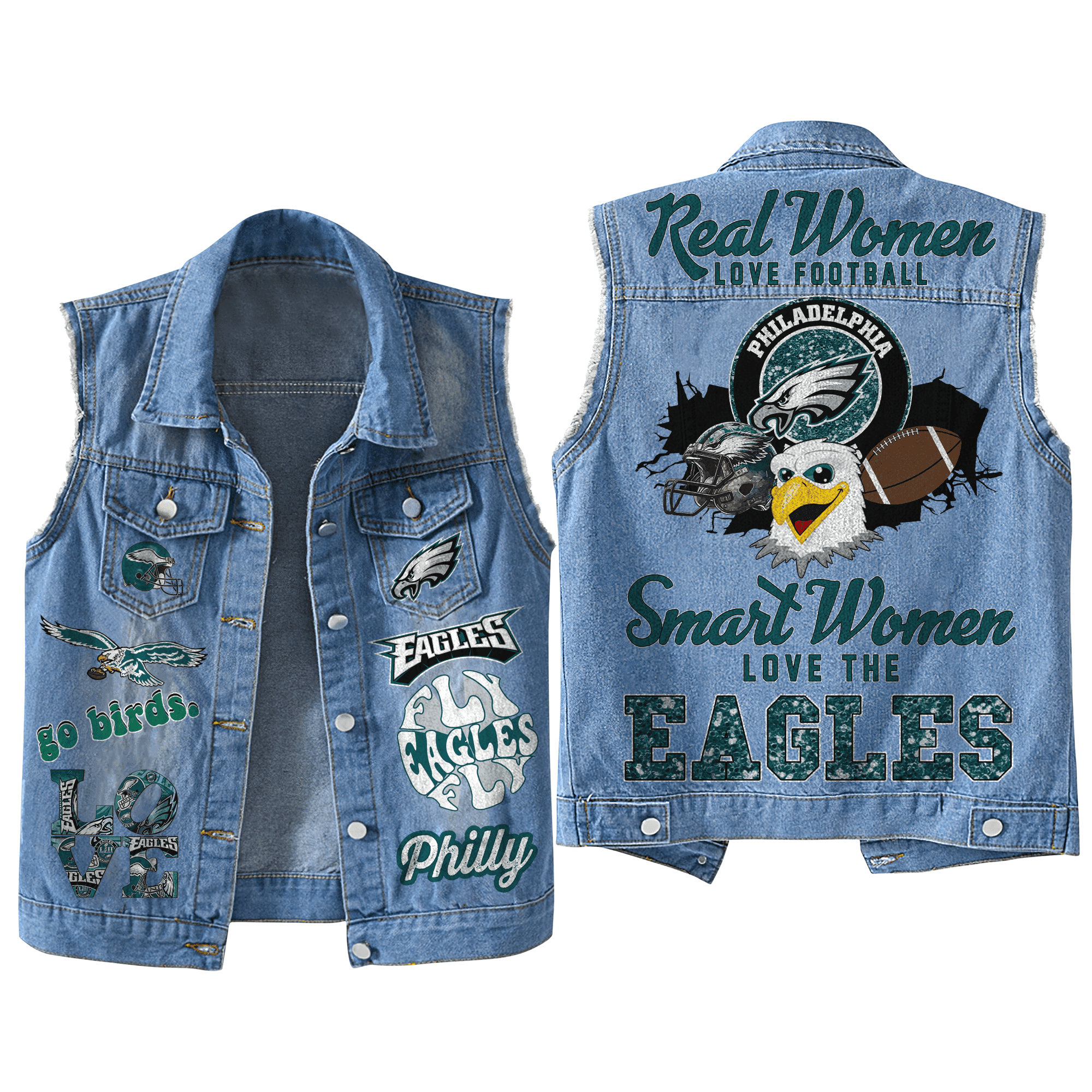 Philadelphia Eagles NFL Style Sleeveless Jacket For Fans