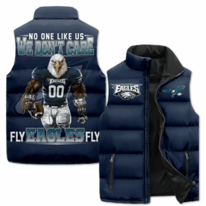 Philadelphia Eagles NFL Style Sleeveless Puffer Jacket For Fans