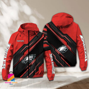 Philadelphia Eagles NFL Style Windbreaker Jacket For Fans