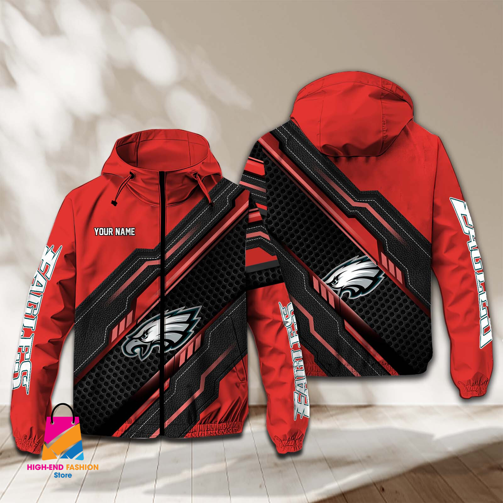 Philadelphia Eagles NFL Style Windbreaker Jacket For Fans