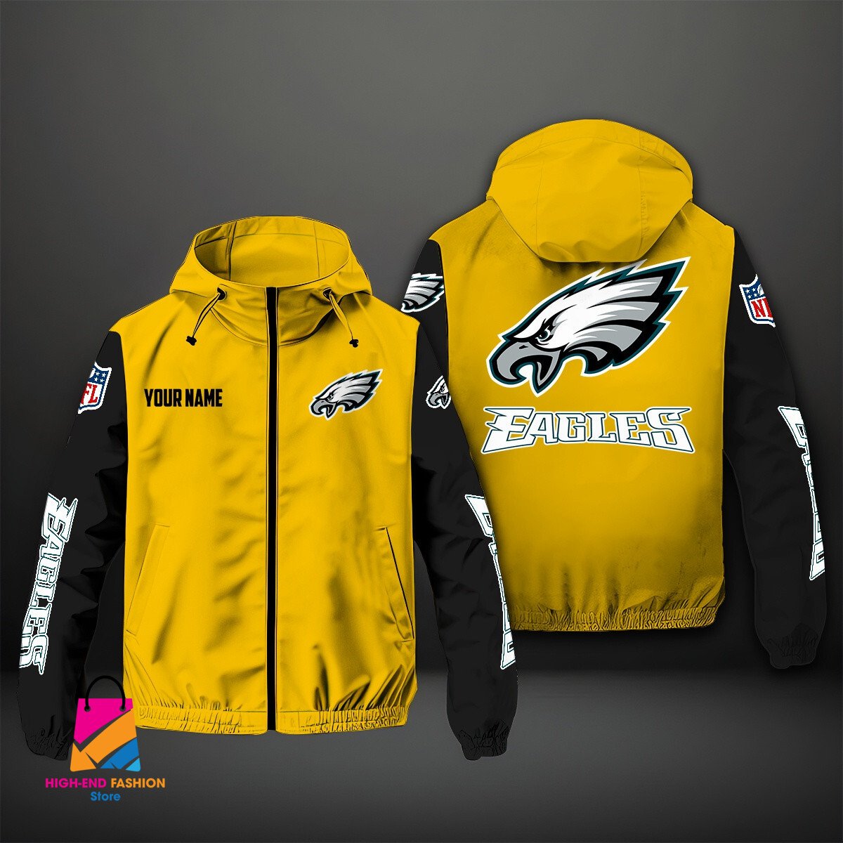 Philadelphia Eagles NFL Style Windbreaker Jacket For Fans
