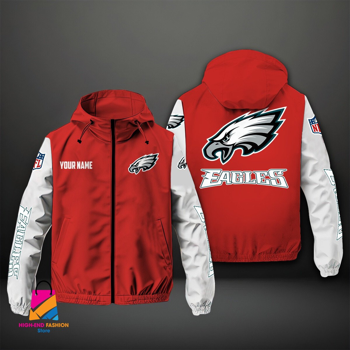 Philadelphia Eagles NFL Style Windbreaker Jacket For Fans