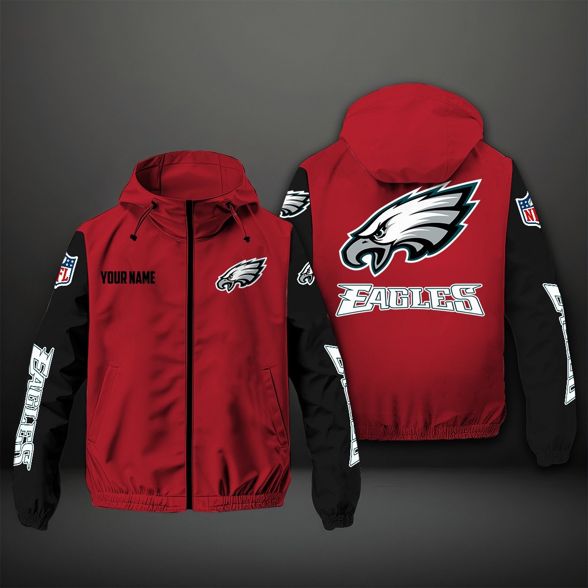 Philadelphia Eagles NFL Style Windbreaker Jacket For Fans