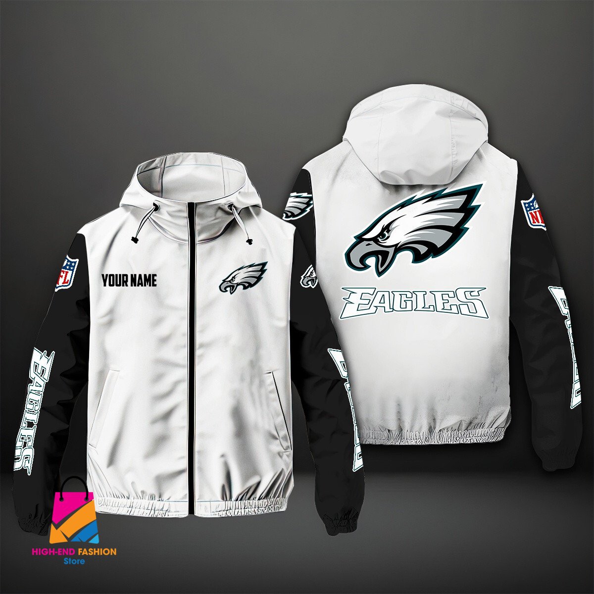 Philadelphia Eagles NFL Style Windbreaker Jacket For Fans