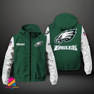 Philadelphia Eagles NFL Style Windbreaker Jacket For Fans