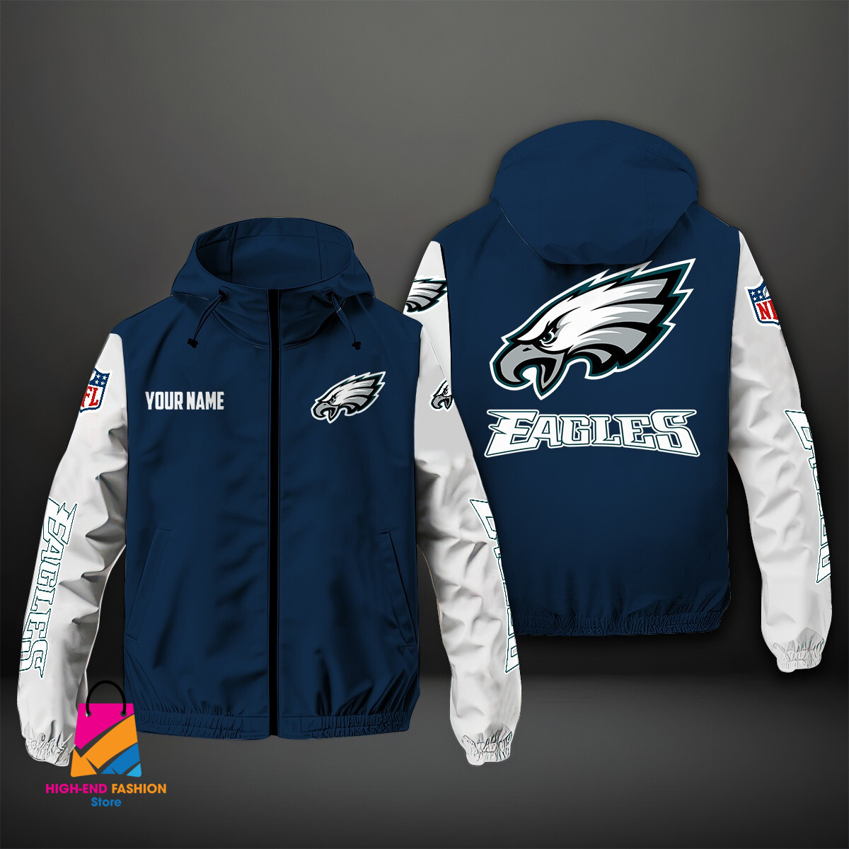 Philadelphia Eagles NFL Style Windbreaker Jacket For Fans