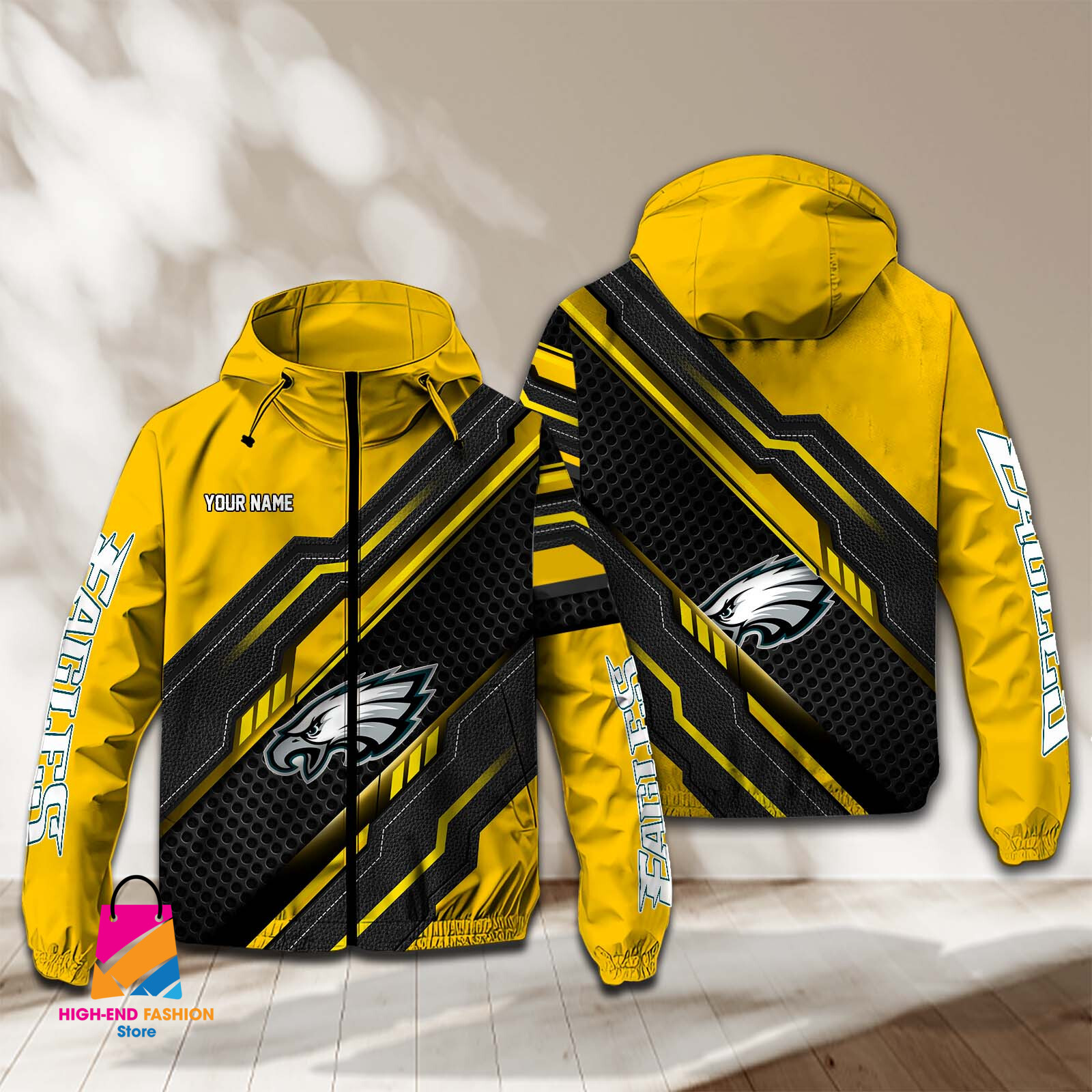 Philadelphia Eagles NFL Style Windbreaker Jacket For Fans