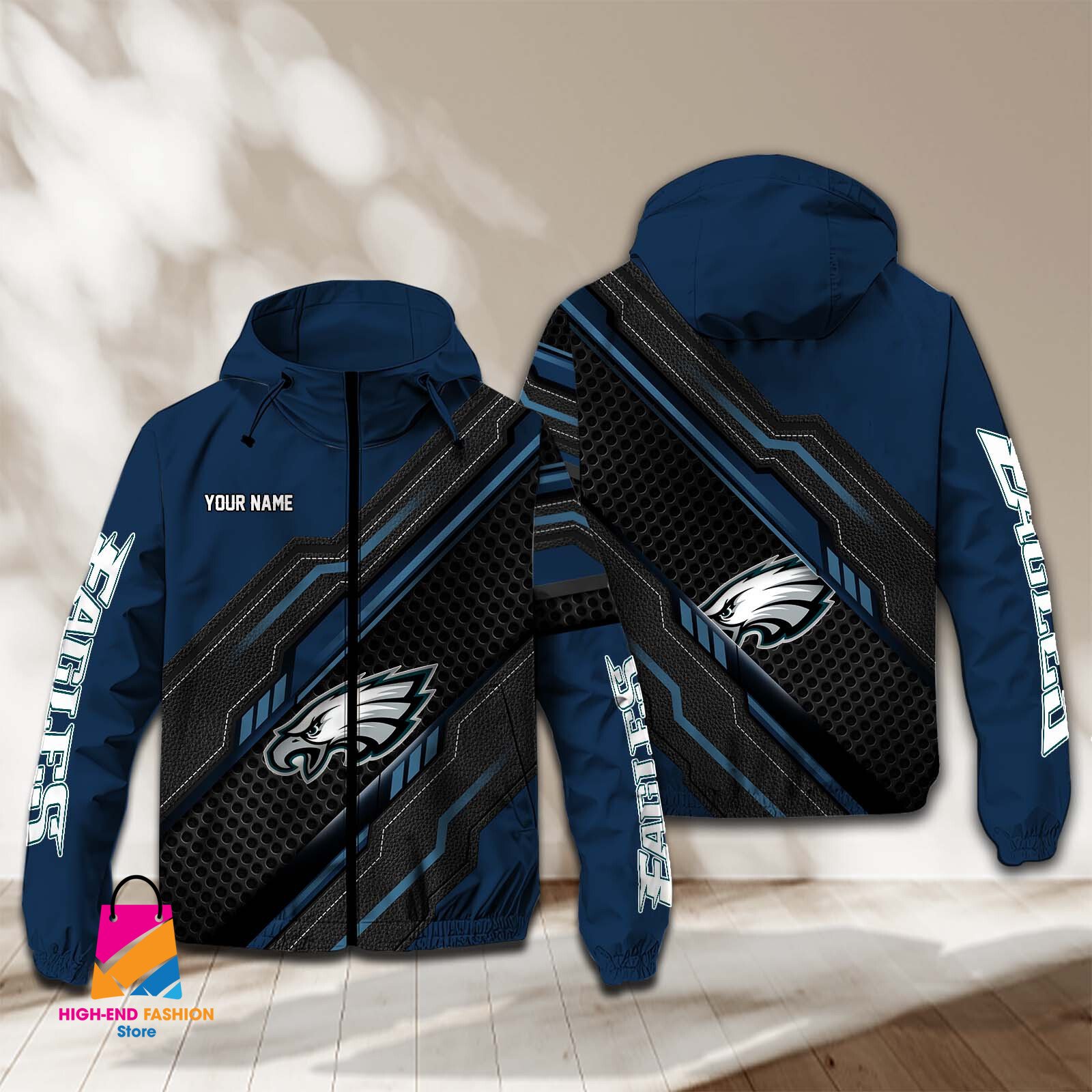 Philadelphia Eagles NFL Style Windbreaker Jacket For Fans