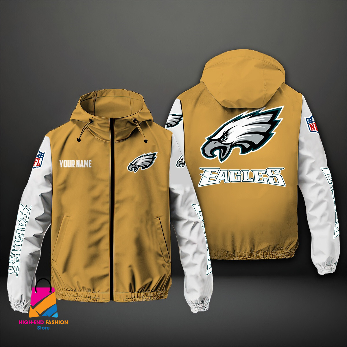 Philadelphia Eagles NFL Style Windbreaker Jacket For Fans