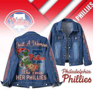 Philadelphia Phillies MLB Denim Jacket Gift For Fans