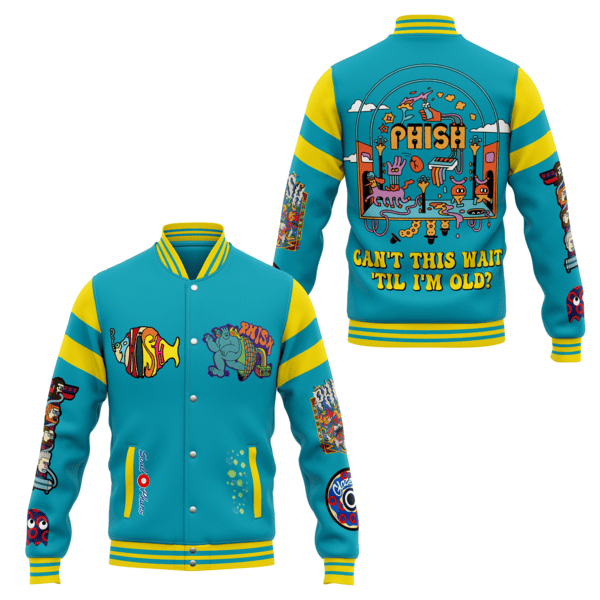 Phish Music Style Baseball Jacket For Fans