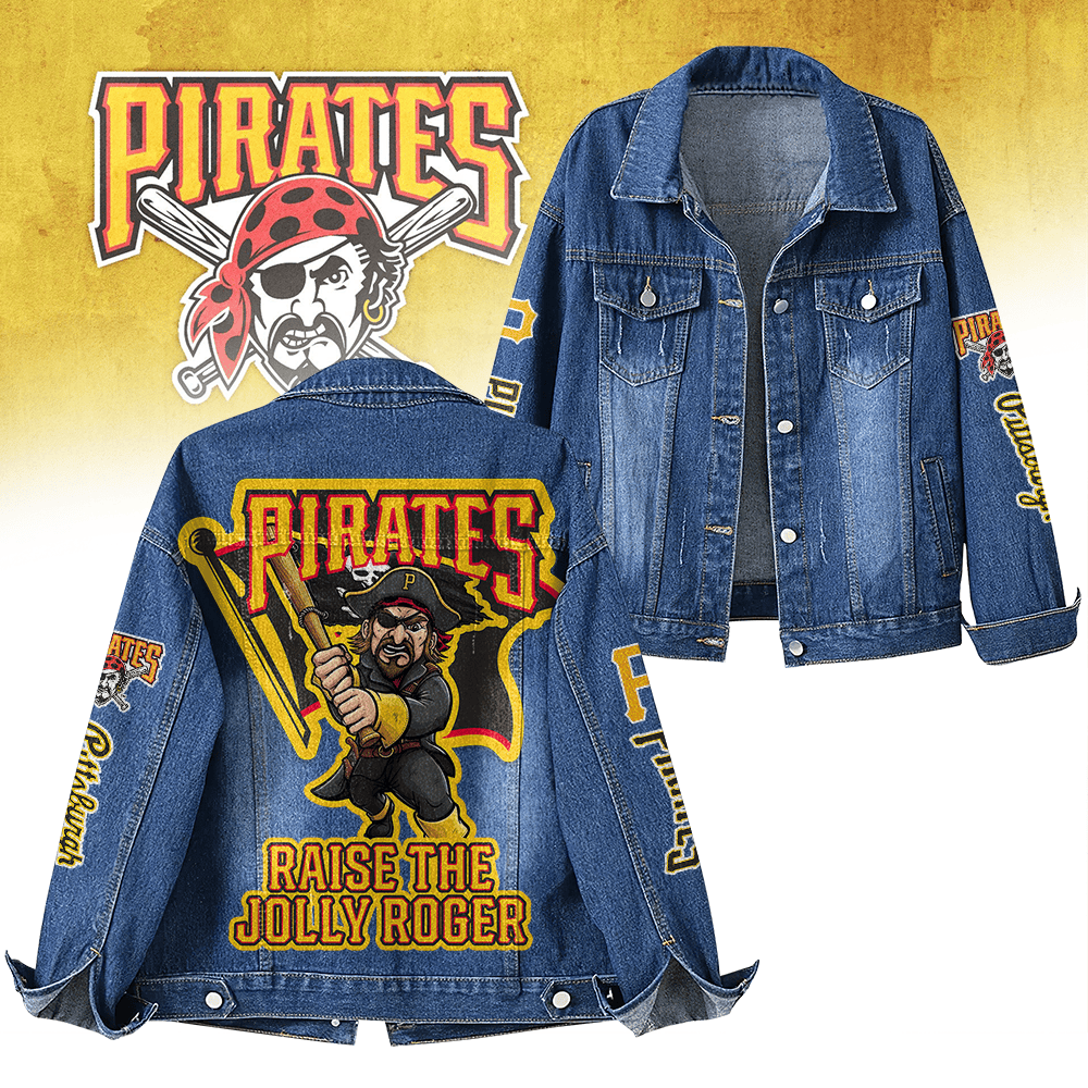 Pittsburgh Pirates MLB Denim Jacket Gift For Fans