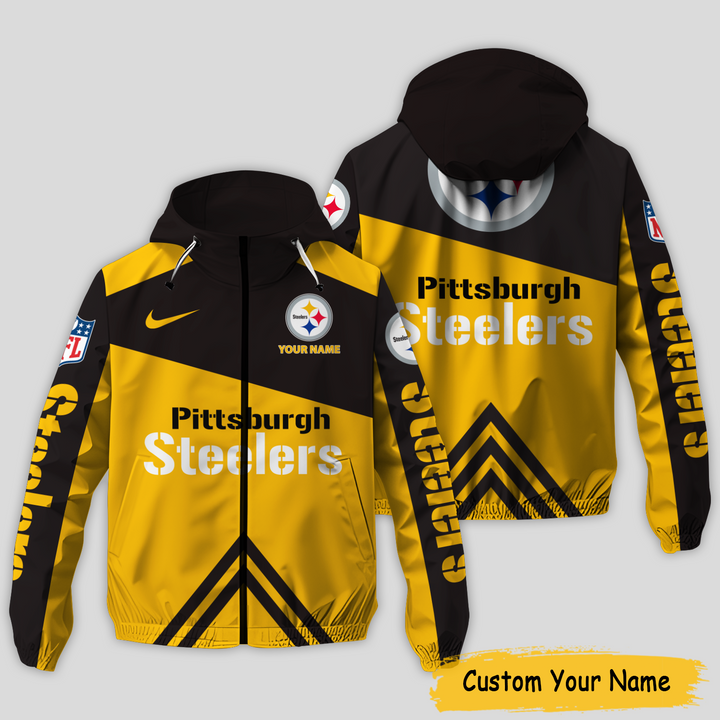Pittsburgh Steelers NFL Personalized Style Windbreaker Jacket For Fans