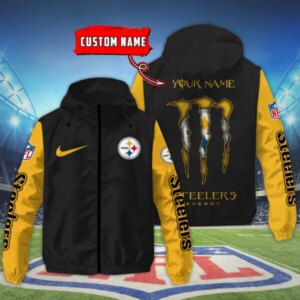 Pittsburgh Steelers NFL Personalized Style Windbreaker Jacket For Fans