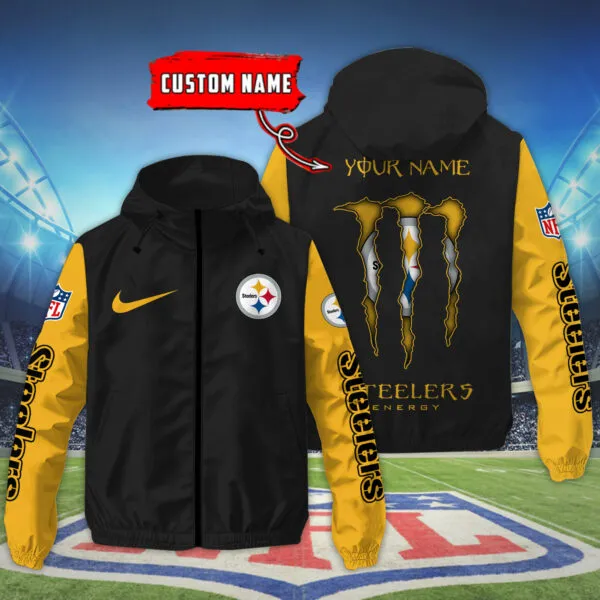 Pittsburgh Steelers NFL Personalized Style Windbreaker Jacket For Fans