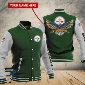 Pittsburgh Steelers NFL Style Baseball Jacket For Fan