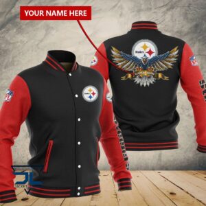 Pittsburgh Steelers NFL Style Baseball Jacket For Fan