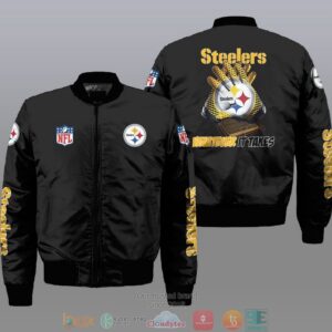 Pittsburgh Steelers NFL Style Bomber Jacket For Fans