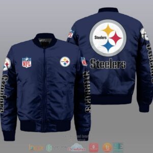 Pittsburgh Steelers NFL Style Bomber Jacket For Fans