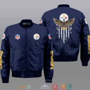 Pittsburgh Steelers NFL Style Bomber Jacket For Fans