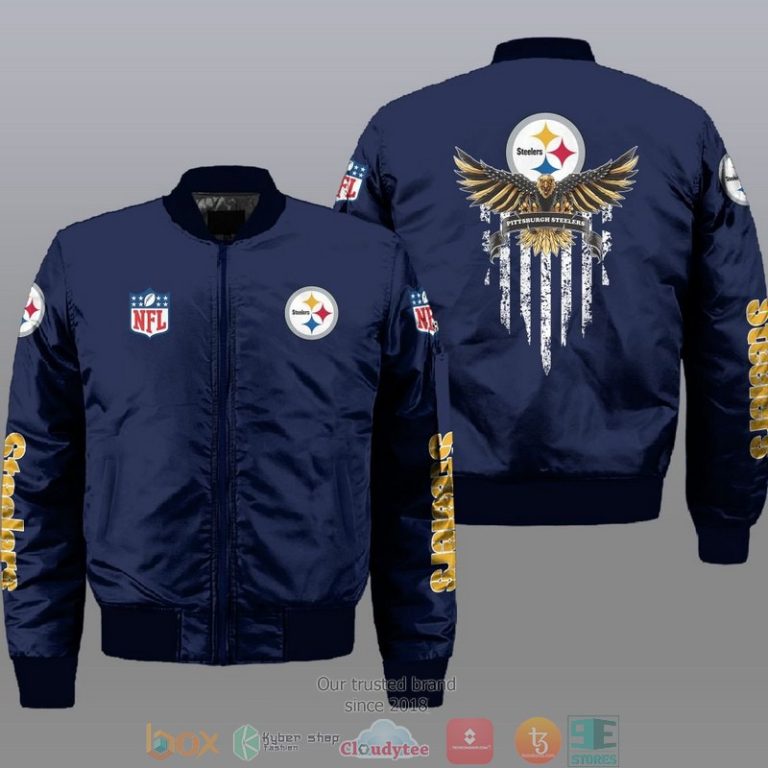 Pittsburgh Steelers NFL Style Bomber Jacket For Fans
