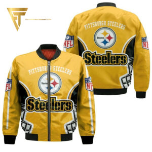 Pittsburgh Steelers NFL Style Bomber Jacket For Fans
