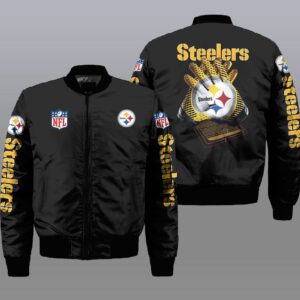 Pittsburgh Steelers NFL Style Bomber Jacket For Fans