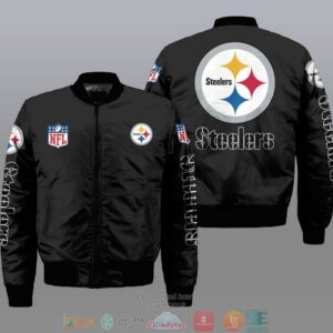 Pittsburgh Steelers NFL Style Bomber Jacket For Fans
