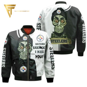 Pittsburgh Steelers NFL Style Bomber Jacket For Fans