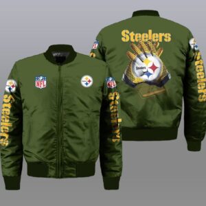 Pittsburgh Steelers NFL Style Bomber Jacket For Fans