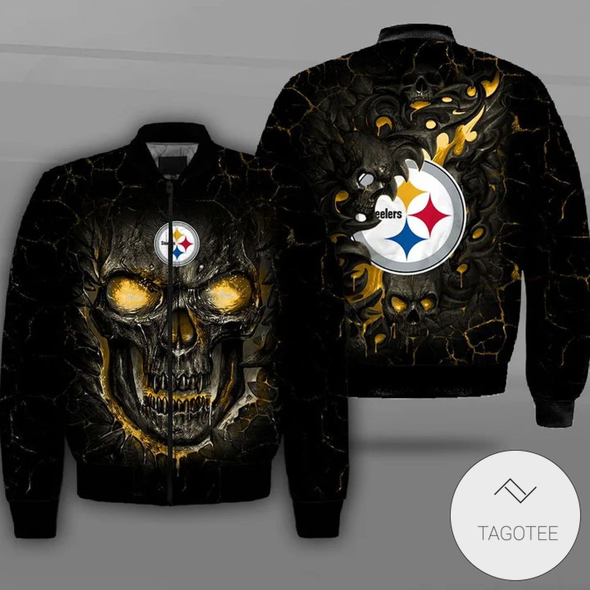 Pittsburgh Steelers NFL Style Bomber Jacket For Fans